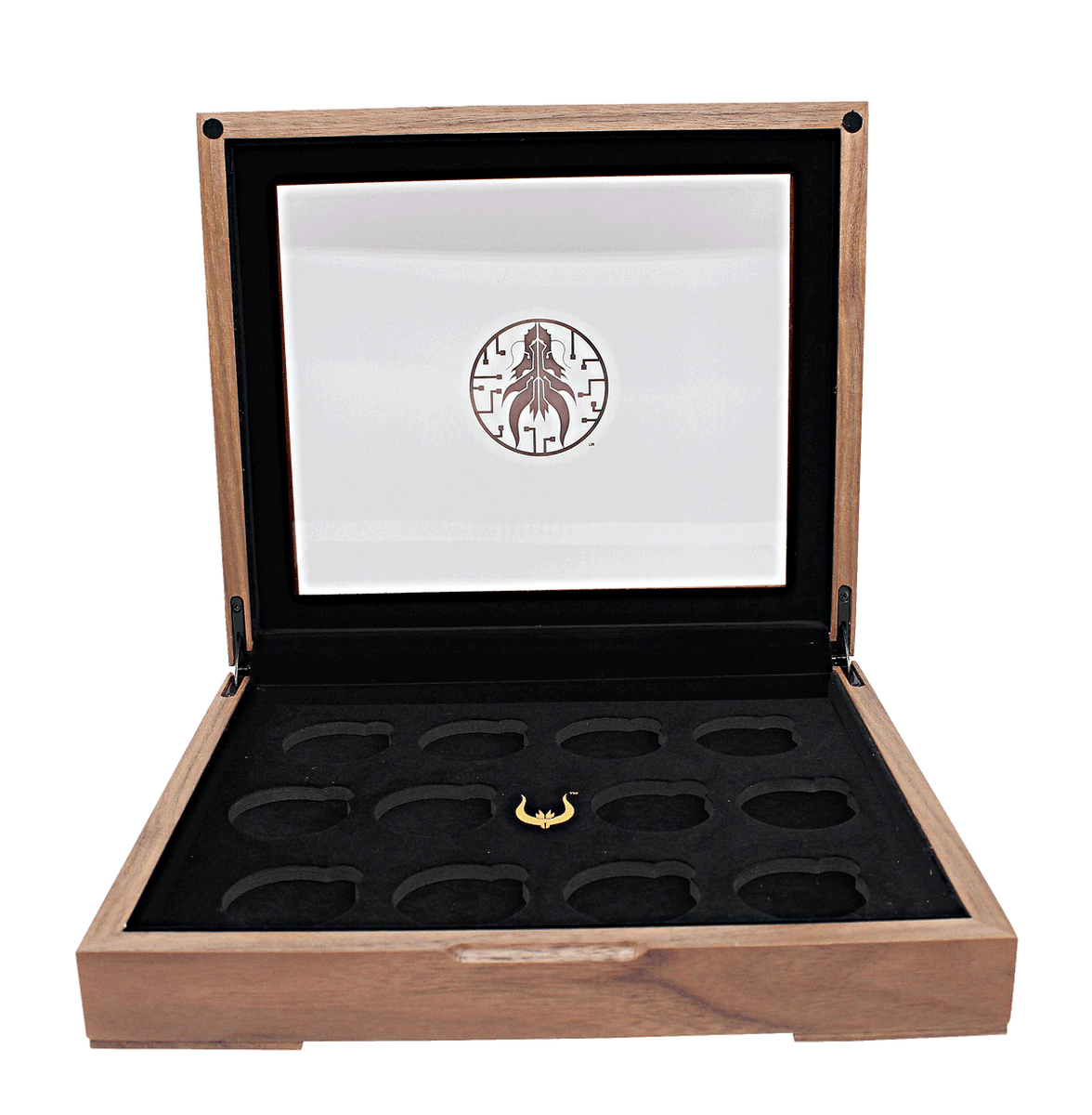 12 Coin Case Deluxe Windowed Collectible Display Box– ultrararecoins