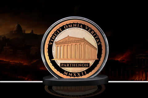 Greek Mythology Series 1 - #11 of 12 - Achilles 1 oz Fine Art Round .999 Fine Copper - Pre-Order