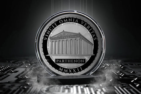 Greek Mythology Series 1 - #1 of 12 - Zeus 1 oz Fine Art Round .999 Fine Silver Collectible Coin Image 3